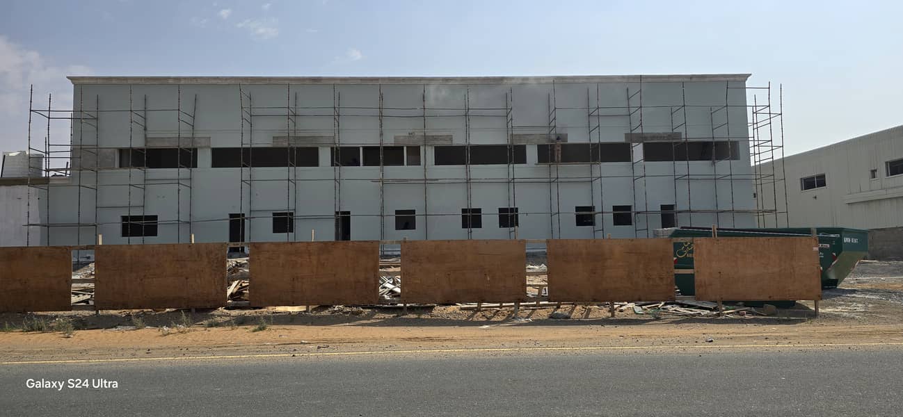 BRAND NEW!!53820 Sq. ft land G+1 building with 23500 Sq. ft Build up warehouse available for Sale in Umm Al Quwain.