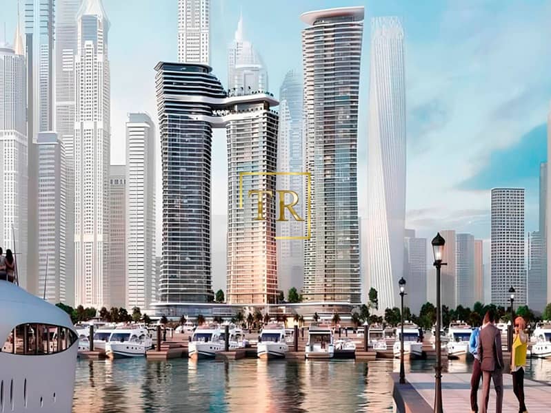 位于迪拜港，索布哈海洋天堂公寓，索巴海文大厦C座 1 卧室的公寓 3149000 AED - 8735464