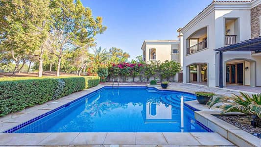 6 Bedroom Villa for Rent in Jumeirah Golf Estates, Dubai - Huge Plot | Private Pool | Golf Course View