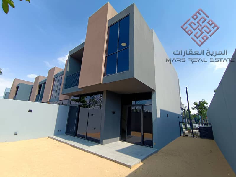Brand New 3 bedroom villa available in Masaar for rent just 130000