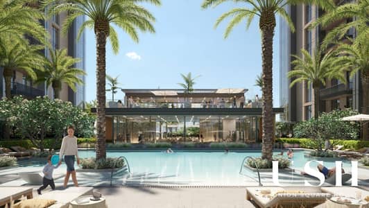 1 Bedroom Flat for Sale in Sobha Hartland, Dubai - KW-Kensington-Waters-pool-Area-1536x856. jpg