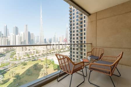 شقة 3 غرف نوم للايجار في وسط مدينة دبي، دبي - Great Full Burj Khalifa View | Newly Furnished