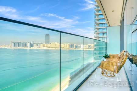 2 Bedroom Apartment for Rent in Dubai Harbour, Dubai - Full Palm Views | Fully Furnished | Private Beach