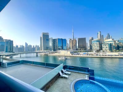 3 Bedroom Flat for Rent in Business Bay, Dubai - Canal+Burj View |Vacant |