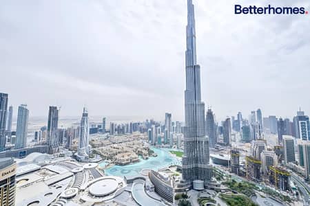 4 Bedroom Flat for Sale in Downtown Dubai, Dubai - Top floor | Burj & Fountain views | Luxurious