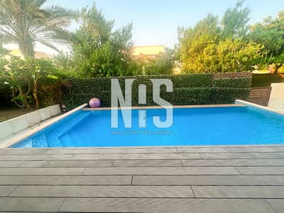 5 Bedroom Villa for Sale in Saadiyat Island, Abu Dhabi - Beachfront Bliss | Villa Sanctuary with Private Pool and Seaside Charm!