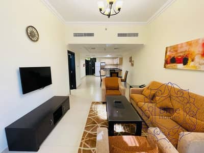 1 Bedroom Apartment for Rent in Al Barsha, Dubai - FULLY FURNISHED 1BHK WITH CHILLER WIFI FREE IN 80K