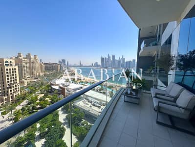 2 Bedroom Apartment for Sale in Palm Jumeirah, Dubai - Sea And Skyline View | High Floor | Vacant