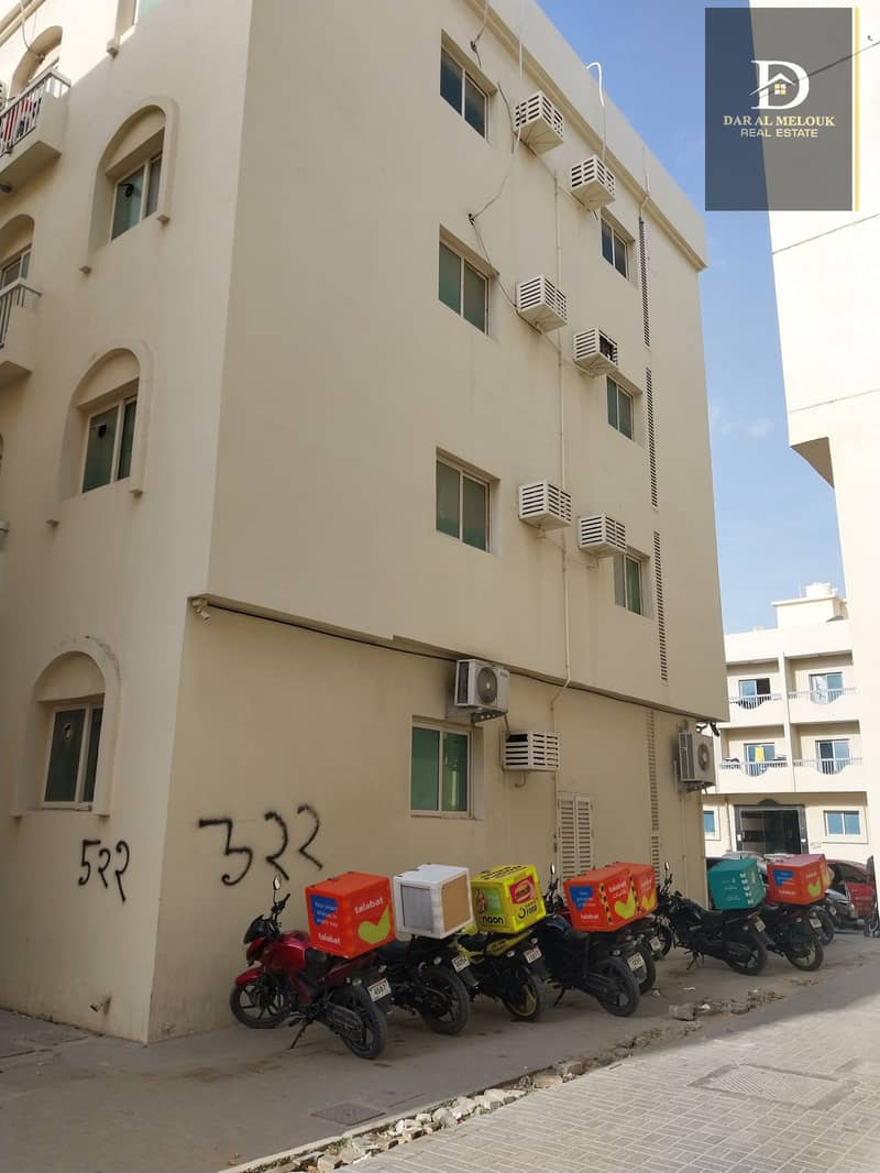 For sale in Sharjah, Al Musalli area, ground floor and two floors building