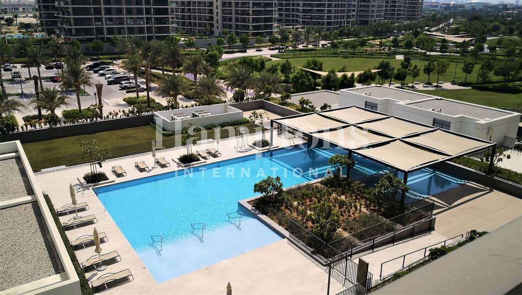 Pool and Park Views | Low Floor | Vacant Now