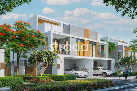 4 Bedroom Villa for Sale in Tilal Al Ghaf, Dubai - Green Strip Backing | Single Row | 4BR