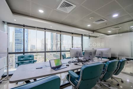 Office for Sale in Jumeirah Lake Towers (JLT), Dubai - Spacious Fitted Office | 2 Cabins | Tenanted