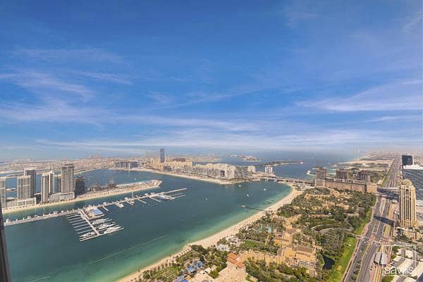 位于迪拜码头，海洋塔楼 5 卧室的顶楼公寓 25000000 AED - 8746706
