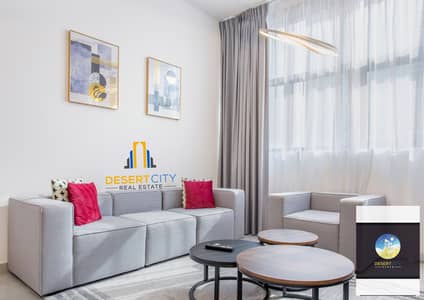 1 Bedroom Flat for Rent in Jumeirah Village Circle (JVC), Dubai - Elegant Living Room