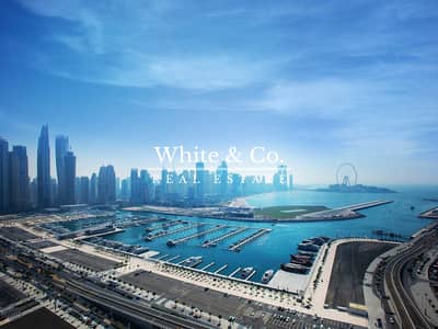 2 Bedroom Flat for Rent in Dubai Harbour, Dubai - Sea and Skyline View | Modern | Vacant