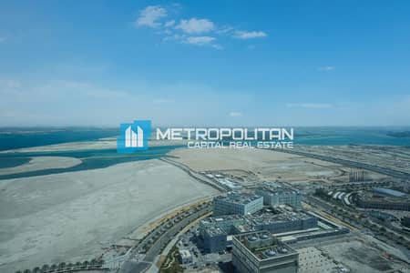 1 Bedroom Apartment for Sale in Al Reem Island, Abu Dhabi - Furnished 1BR|Captivating Sea View|High Floor