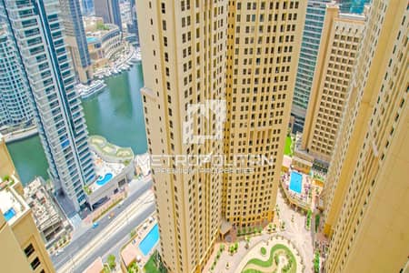 朱美拉海滩住宅（JBR）， 迪拜 2 卧室公寓待售 - 位于朱美拉海滩住宅（JBR），萨达夫社区，萨达夫7号楼 2 卧室的公寓 2400000 AED - 8747742