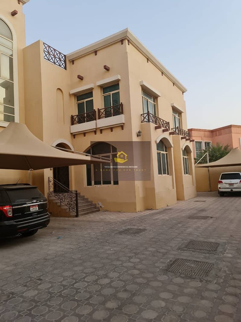 BEAUTIFUL 4 MASTER BEDROOMS WITH SEPARATE MAJLIS VILLA FOR RENT AT MBZ || 120K