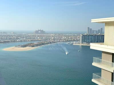 2 Bedroom Apartment for Rent in Dubai Harbour, Dubai - Sea and Palm View | Fully Furnished | High Floor