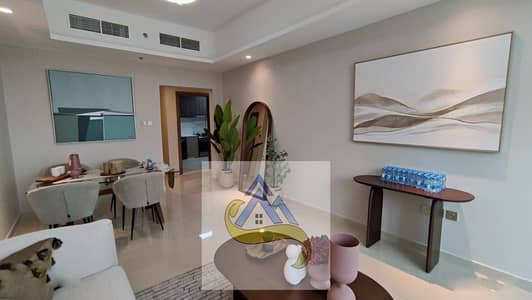 1 Bedroom Flat for Sale in Al Rashidiya, Ajman - living room view to corridor. jpg