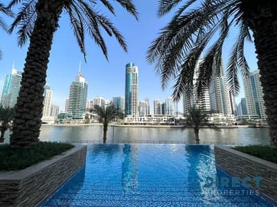 2 Bedroom Flat for Rent in Dubai Marina, Dubai - Great location | Sought after |Partial Marina view