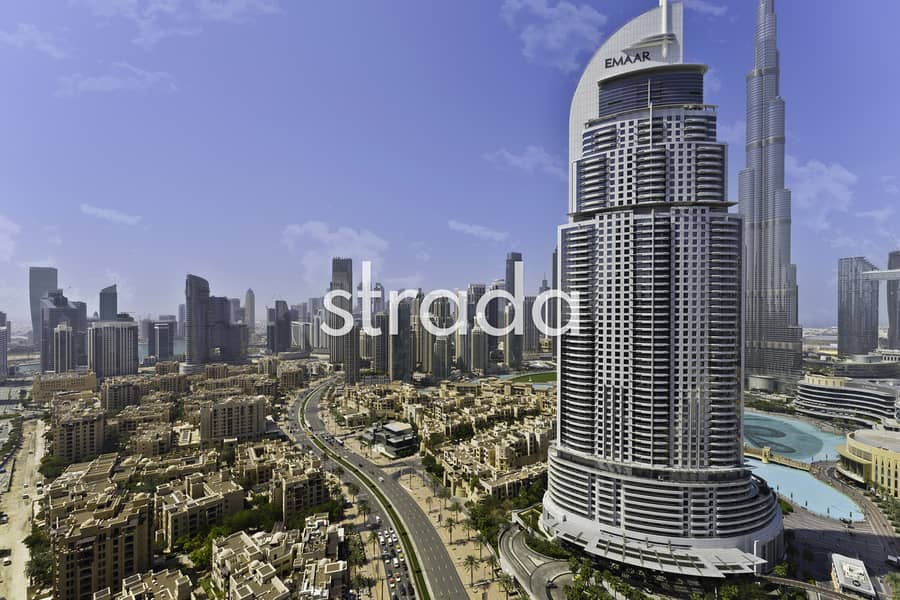 Burj Khalifa View | Great Location | Vacant unit