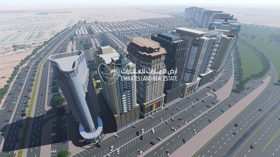 commercial land on mail road only 645000 aed