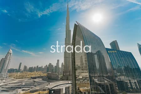 1 Bedroom Flat for Rent in Downtown Dubai, Dubai - 06 Layout | Burj Views | Fully Furnished