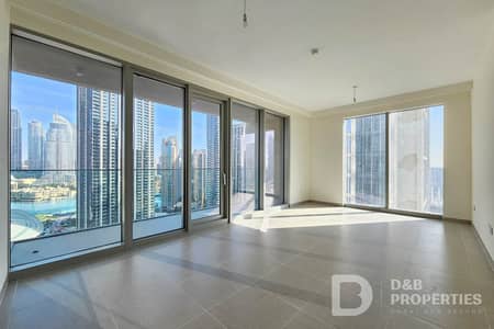 3 Bedroom Apartment for Rent in Downtown Dubai, Dubai - High Floor | Burj and Fountain | Brand new