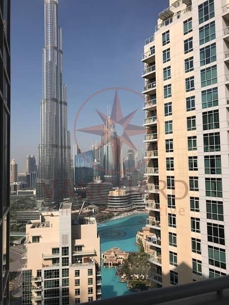 High Floor 3BR+Maids I Full Burj and Fountain View