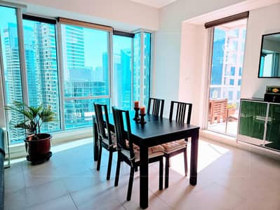 1 Bedroom Apartment for Rent in Dubai Marina, Dubai - Partial Marina View | Bigger Layout | Furnished 1BR