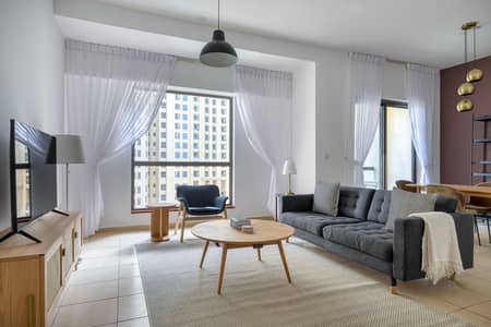 2 Bedroom Apartment for Rent in Jumeirah Beach Residence (JBR), Dubai - Marina View | Furnished | Flexible Terms