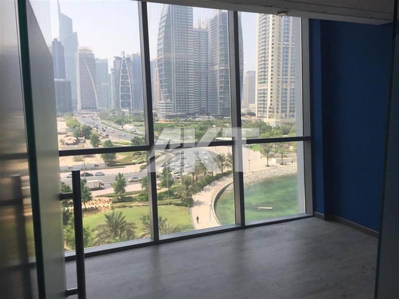 Only 65 K/Fitted office with Partition for rent/TIFFANY Tower, JLT