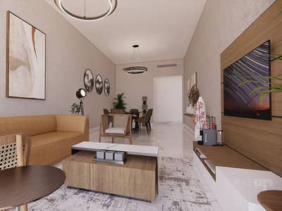 2 Cпальни Апартаменты Продажа в Бизнес Бей, Дубай - 2BHK living 2. jpg