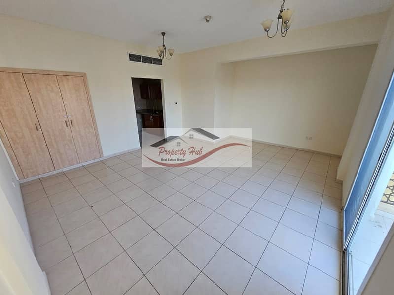Emirates Cluster |  Studio With Balcony | Family Building |  Amazing View  | Rent | 29K