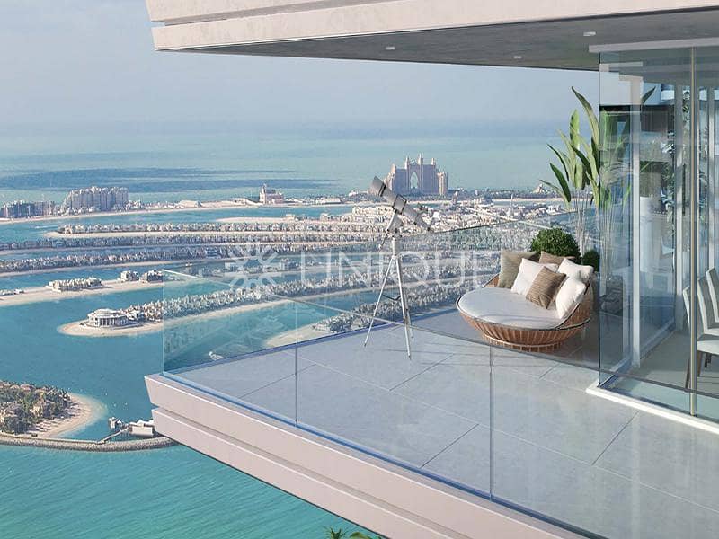 位于迪拜港，艾玛尔海滨社区，海洋之心社区，Seapoint Tower 1 4 卧室的顶楼公寓 32750000 AED - 8755356