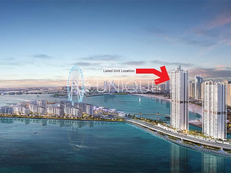 Exclusive|High Floor|Full Sea and Ain Dubai Views
