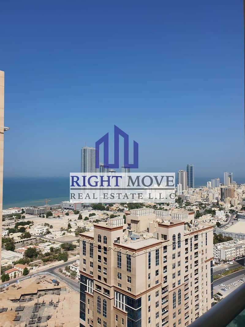 SPACIOUS AND PARTIAL SEA VIEW 2BHK AVAILABLE FOR RENT IN AJMAN ONE TOWERS