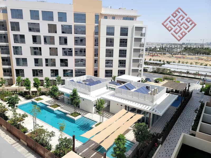 Lavish Studio With pool View Available For Rent In Al-Zahia Uptown