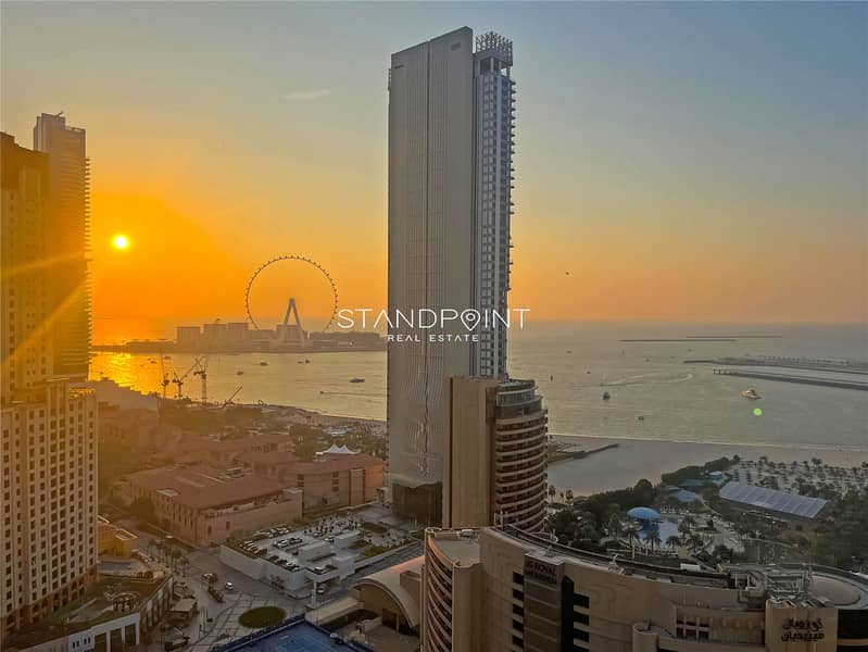 位于迪拜码头，皇家海洋塔楼 2 卧室的公寓 2100000 AED - 8759313