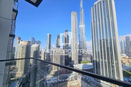 3 Bedroom Apartment for Rent in Downtown Dubai, Dubai - 2 Balconies | Burj Khalifa and Fountain View