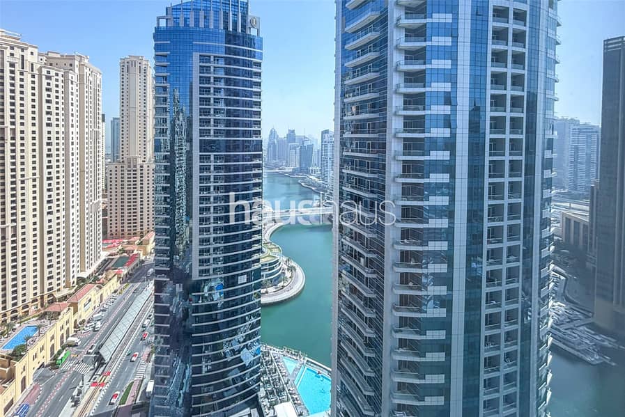 Marina Views | Double Balcony | Unfurnished
