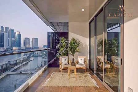 1 Bedroom Apartment for Sale in Business Bay, Dubai - Corner unit with jacuzzi | Partial Canal View |