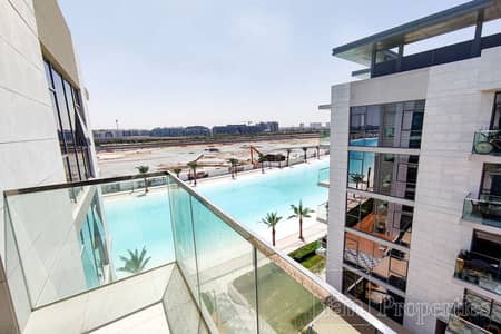 1 Bedroom Flat for Rent in Mohammed Bin Rashid City, Dubai - Vacant | 4 Cheques | Lagoon Views | High Floor