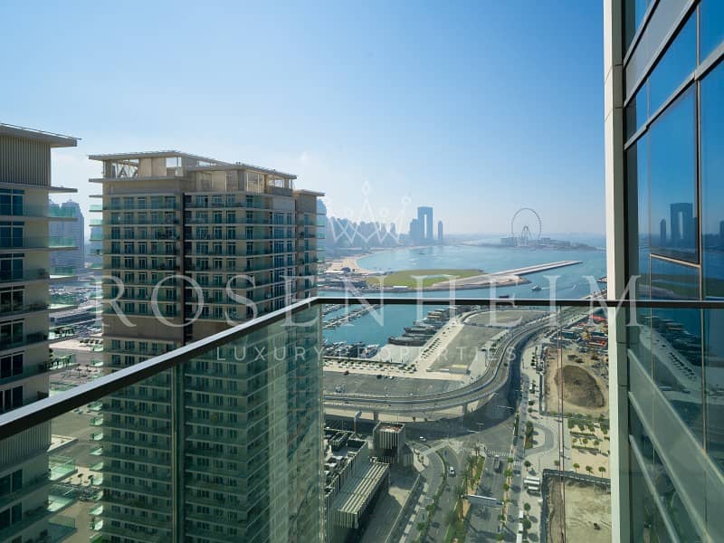 Vacant | Corner Unit | Marina and Dubai Eye Views