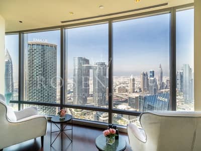 2 Bedroom Apartment for Sale in Downtown Dubai, Dubai - High Floor |Panoramic View| Fully Furnished|Type H