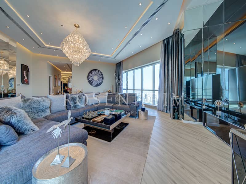 位于迪拜码头，火炬大厦 4 卧室的顶楼公寓 800000 AED - 8762851