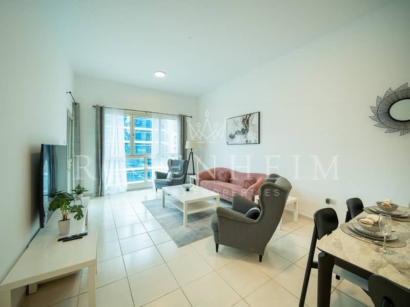Marina and Sea View | Furnished | Prime Location |