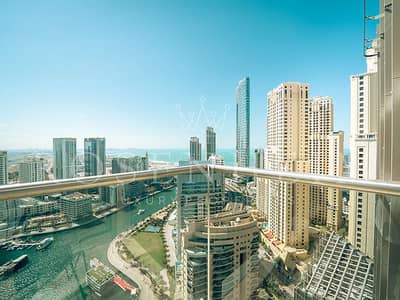 1 Bedroom Apartment for Sale in Dubai Marina, Dubai - High Floor | Stunning Marina View | Vacant