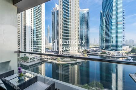 Studio for Rent in Jumeirah Lake Towers (JLT), Dubai - Scenic Lake View | Ideal Area | Utilities Covered